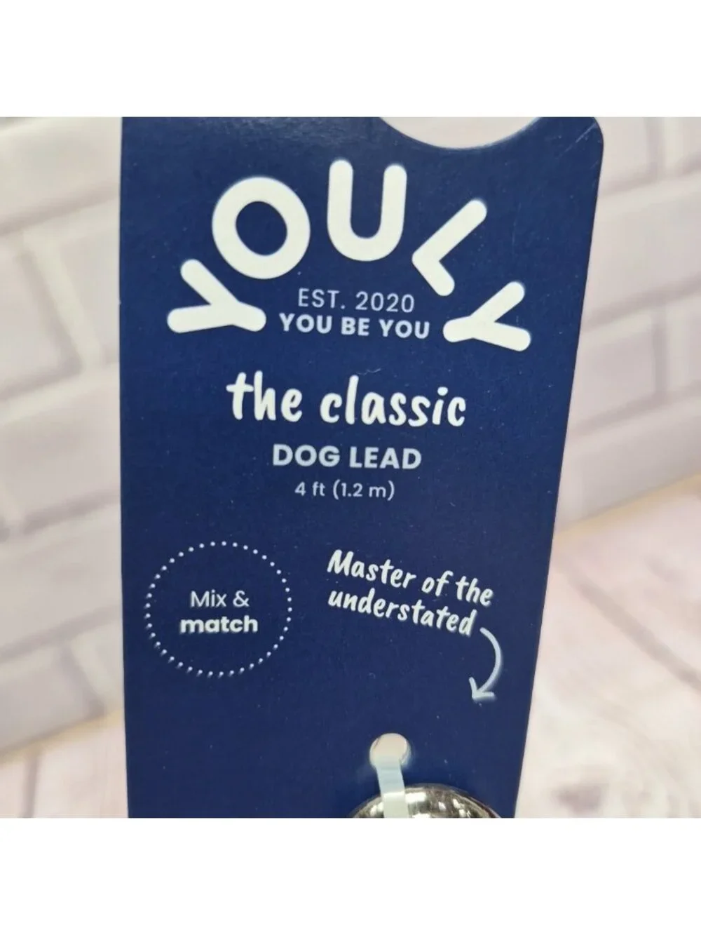 YOULY The Classic Dog Lead Dog Leash, Black, 4ft, New With Tag